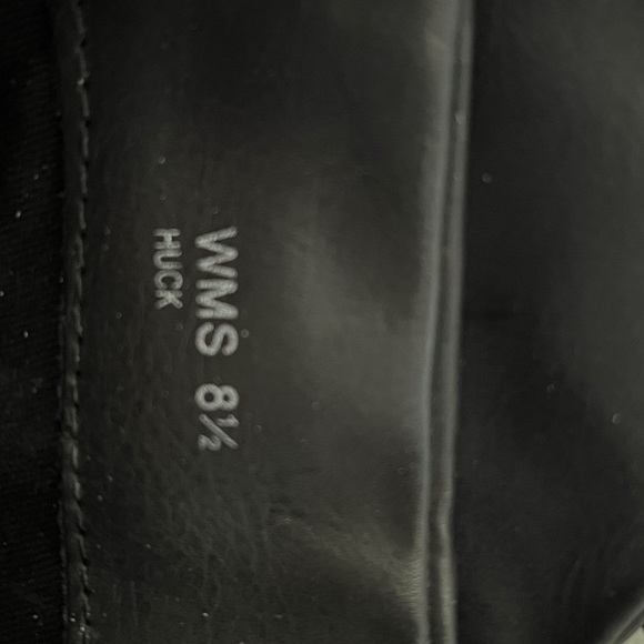 Report black med tall‎ boots women’s HUCK 8.5 8 1/2 NEW NIB - Picture 6 of 7